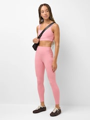 Sweaty Betty Pink Ultimate Studio 7/8 Ruched Leggings - Image 4 of 6