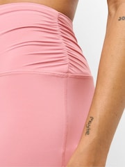 Sweaty Betty Pink Ultimate Studio 7/8 Ruched Leggings - Image 6 of 6