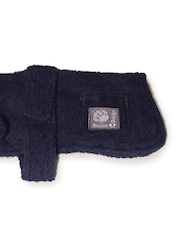 Danish Designs Blue 100% Cotton Dog Towelling Robe - Image 3 of 3