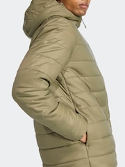 adidas Terrex Green Multi Essentials Climawarm Insulated Hooded Jacket - Image 5 of 6