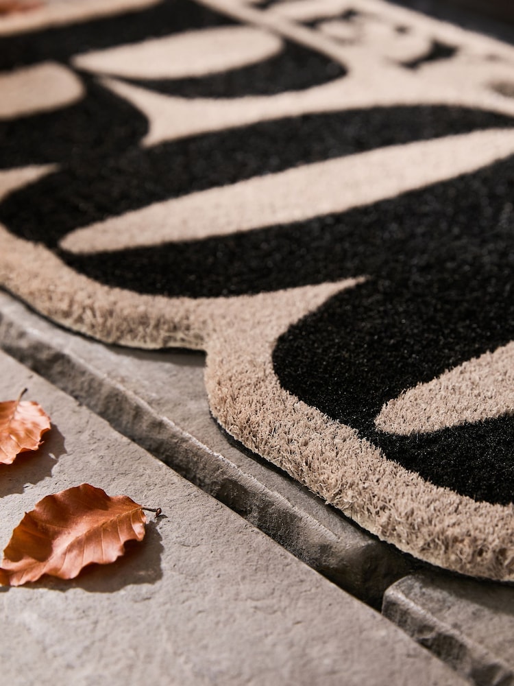 Black & White Halloween Boo Doormat - Image 2 of 4