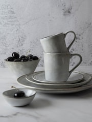 Dutch Rose Set of 4 Grey Mugs - Image 1 of 4