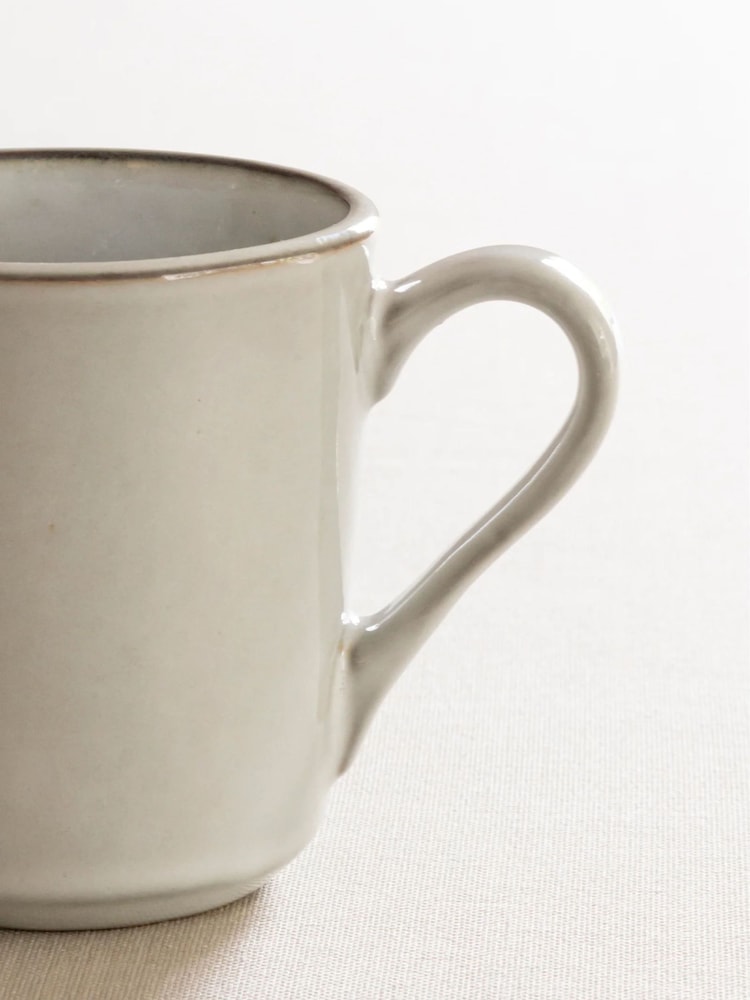 Dutch Rose Set of 4 Grey Mugs - Image 4 of 4