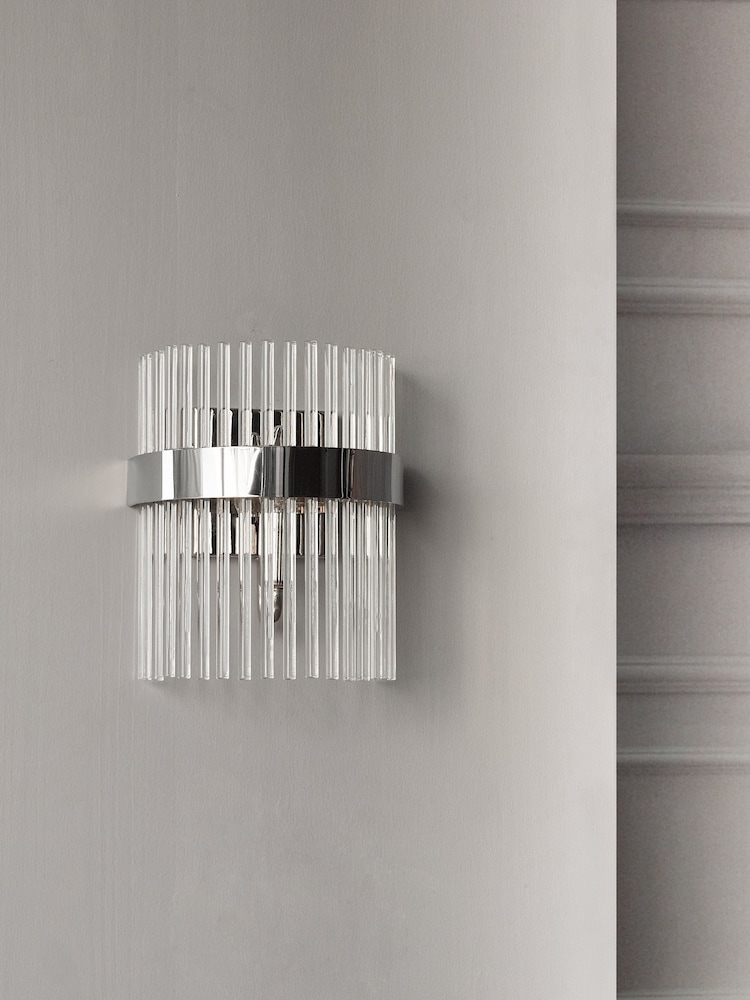 Laura Ashley Chrome Alexa Wall Light - Image 2 of 4