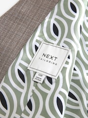 Neutral Regular Fit Textured Suit Waistcoat - Image 3 of 4