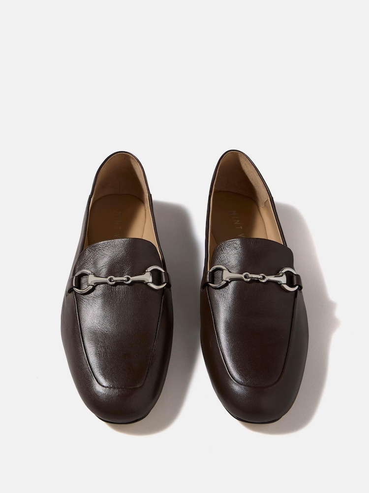 Mint Velvet Brown Camille Loafers - Image 2 of 4 Mint Velvet Brown Camille Loafers - Image 2 of 4