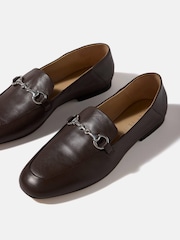 Mint Velvet Brown Camille Loafers - Image 3 of 4