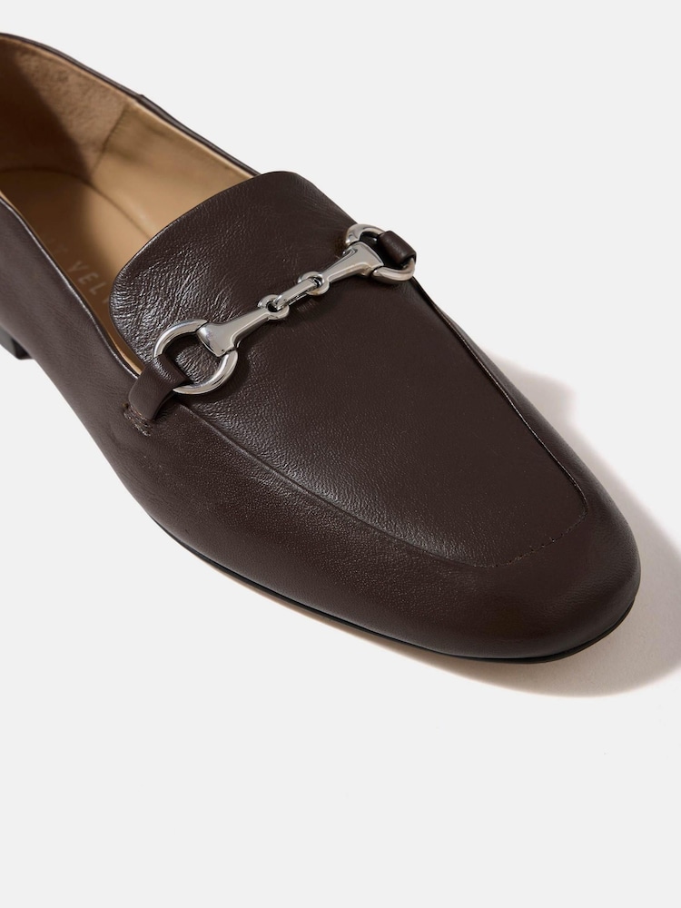 Mint Velvet Brown Camille Loafers - Image 4 of 4 Mint Velvet Brown Camille Loafers - Image 4 of 4