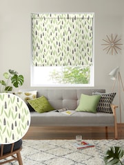 MissPrint Forest Shade Snow Drops Made to Measure Roller Blinds - Image 1 of 6