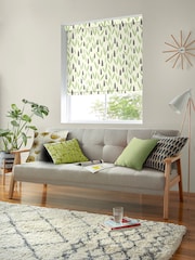 MissPrint Forest Shade Snow Drops Made to Measure Roller Blinds - Image 2 of 6