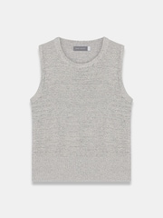 Mint Velvet Silver Knit Vest - Image 7 of 8