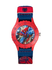 Peers Hardy Disney Marvel Spiderman Blue Canvas Strap Watch - Image 1 of 7