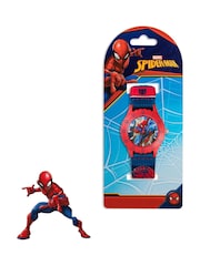 Peers Hardy Disney Marvel Spiderman Blue Canvas Strap Watch - Image 7 of 7