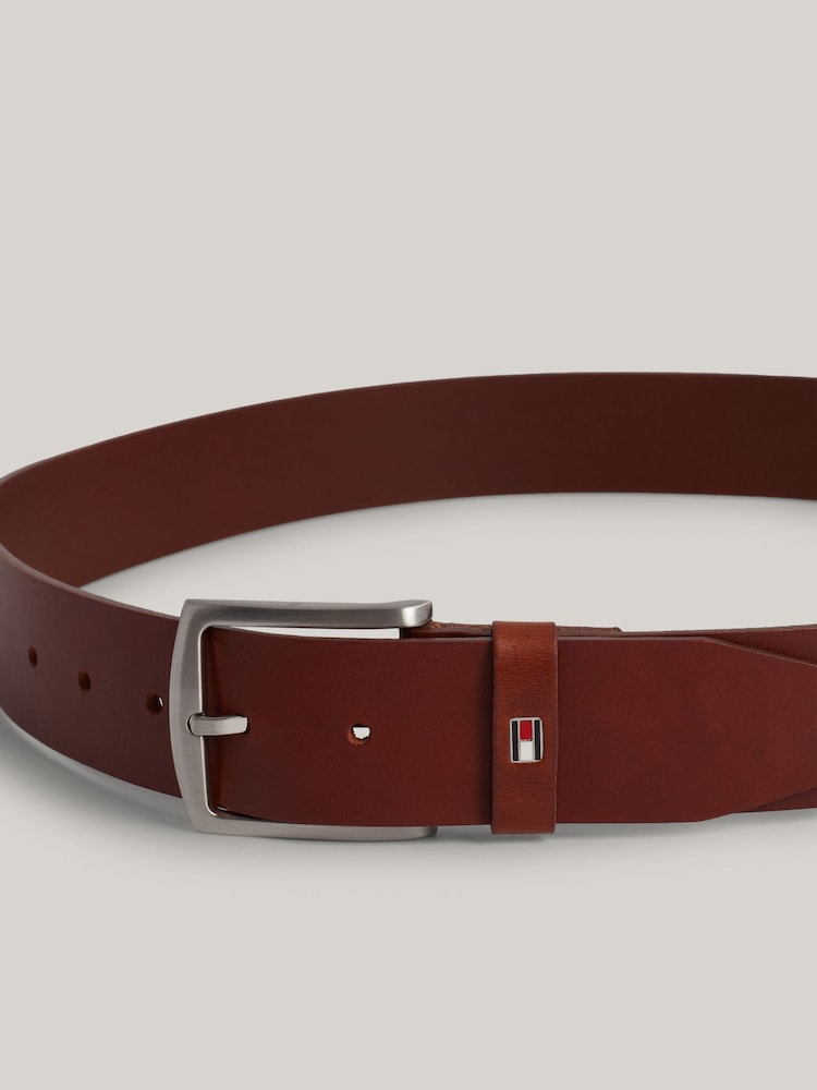 Tommy Hilfiger Tan Brown New Denton Belt - Image 6 of 6