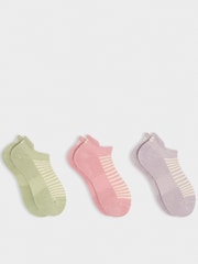 Sweaty Betty Purple Workout Trainer Socks 3 Pack - Image 1 of 3