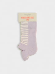 Sweaty Betty Purple Workout Trainer Socks 3 Pack - Image 2 of 3