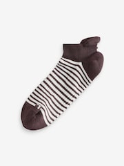 Sweaty Betty Brown Workout Trainers Socks 3 Pack - Image 4 of 4