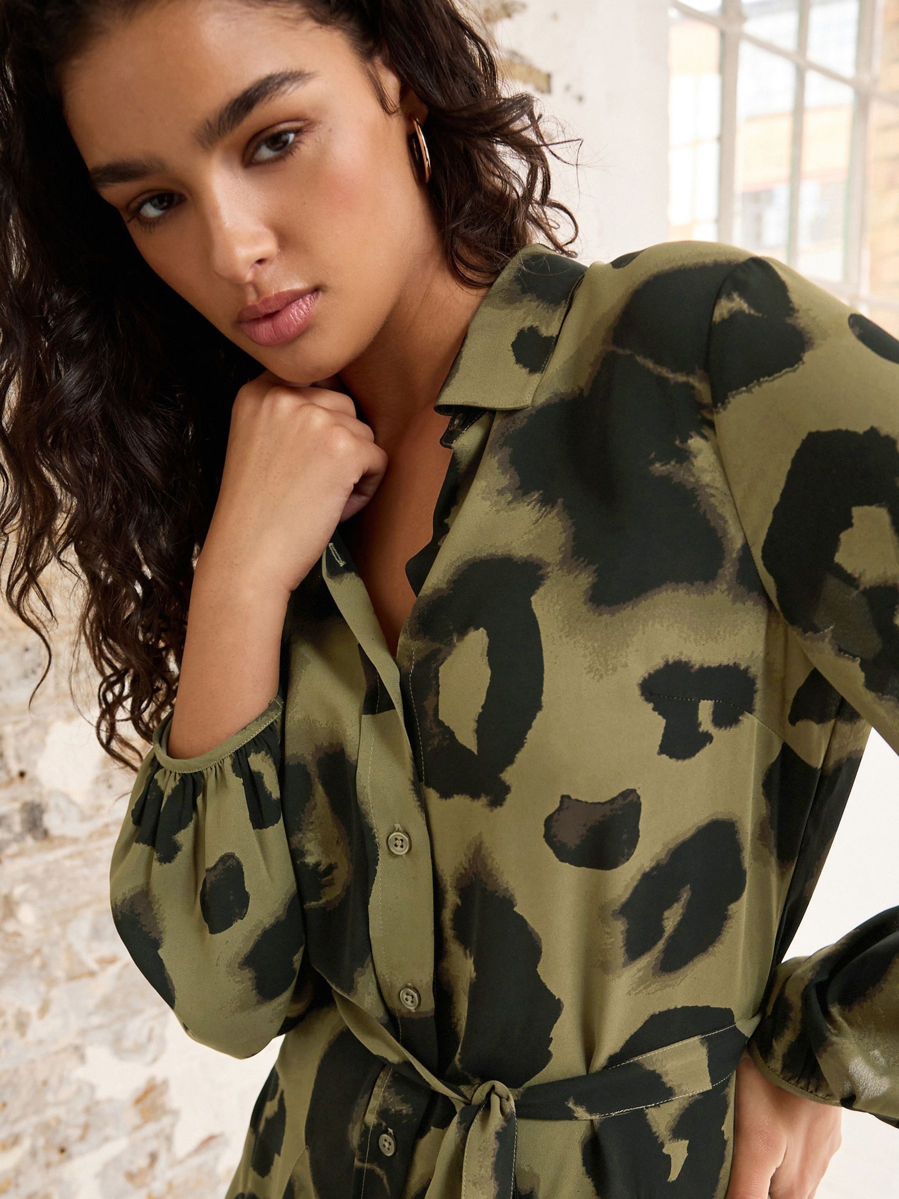 Next animal shirt dress deals