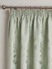 Curtina Green Bramford Pencil Pleat Curtains - Image 2 of 3