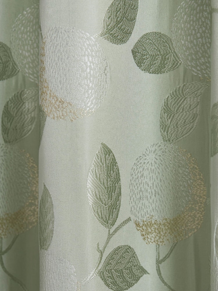 Curtina Green Bramford Pencil Pleat Curtains - Image 3 of 3