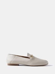 Mint Velvet Cream Camille Loafers - Image 1 of 4