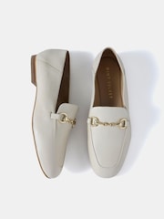 Mint Velvet Cream Camille Loafers - Image 2 of 4