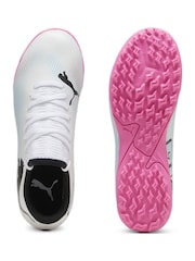 Puma White Jr Future 7 Play TT Football Boots - Image 4 of 6