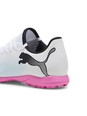 Puma White Jr Future 7 Play TT Football Boots - Image 5 of 6