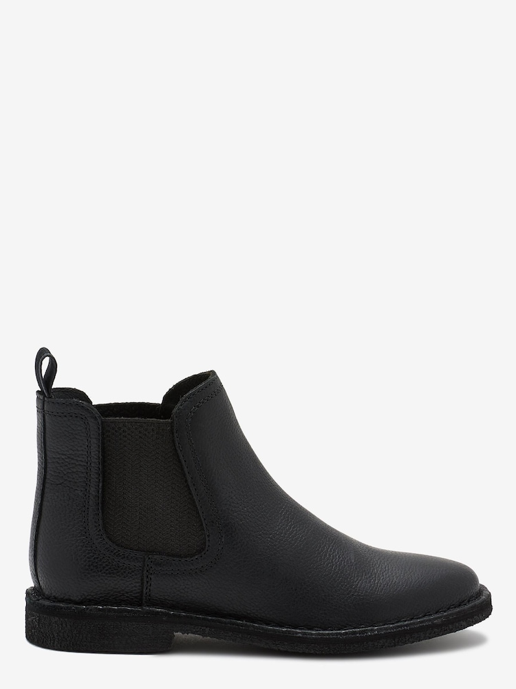 Black Leather Chelsea Boots - Image 1 of 5