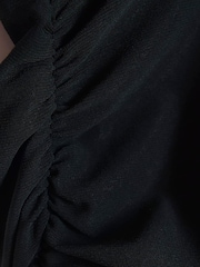 River Island Black Halter Necklace Detail Midi Dress - Image 6 of 6