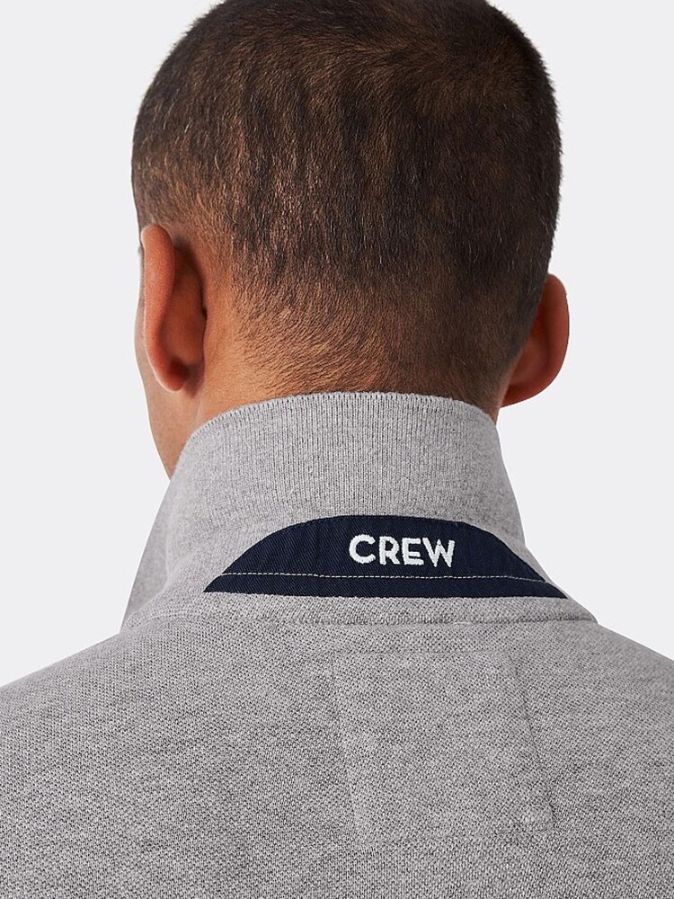 Crew Clothing Company Grey Classic Pique Polo Shirt - Image 4 of 4