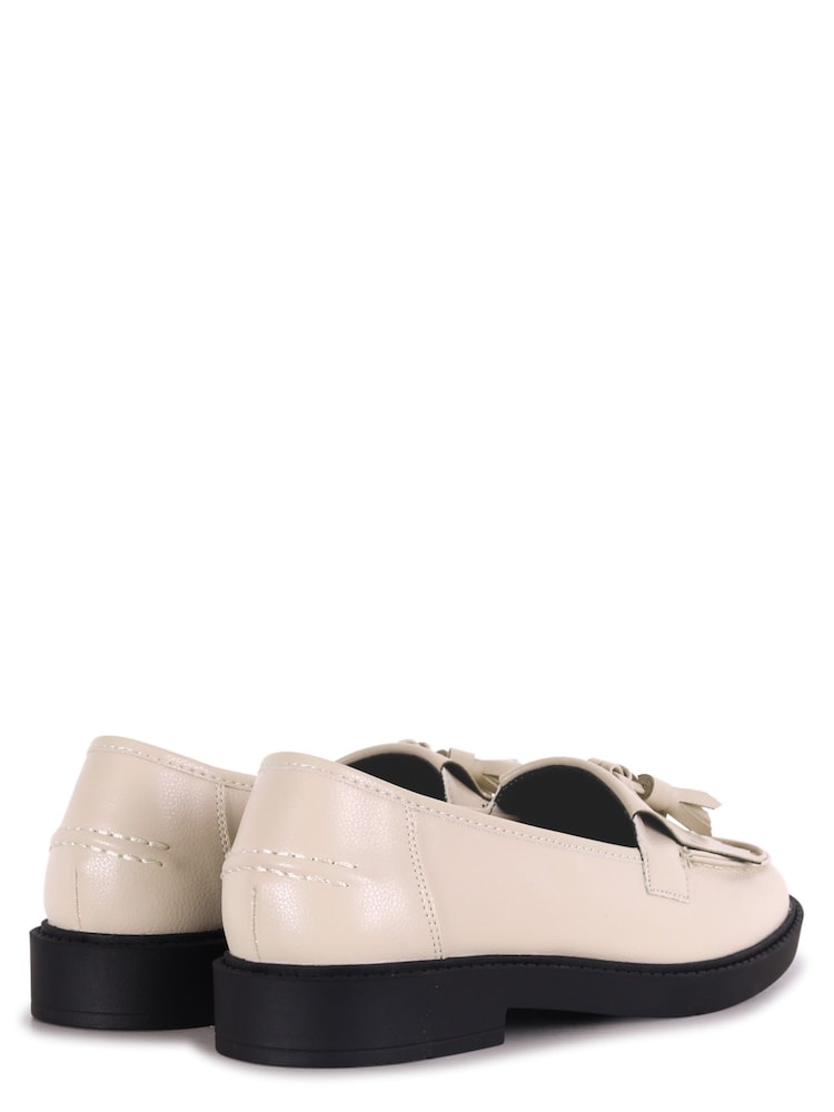 Linzi Natural Tide Loafers With Fringe Detail - Image 4 of 4