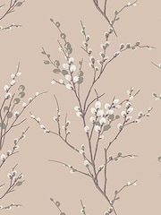 Laura Ashley Grey Garden Bewley Indoor Rattan Chair with Gosford Cranberry Cushions - Image 2 of 2