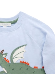 Purebaby Blue Dragon Longsleeve Tee & Cargo Pant Set - Image 3 of 6