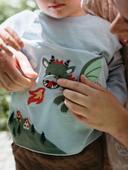 Purebaby Blue Dragon Longsleeve Tee & Cargo Pant Set - Image 6 of 6