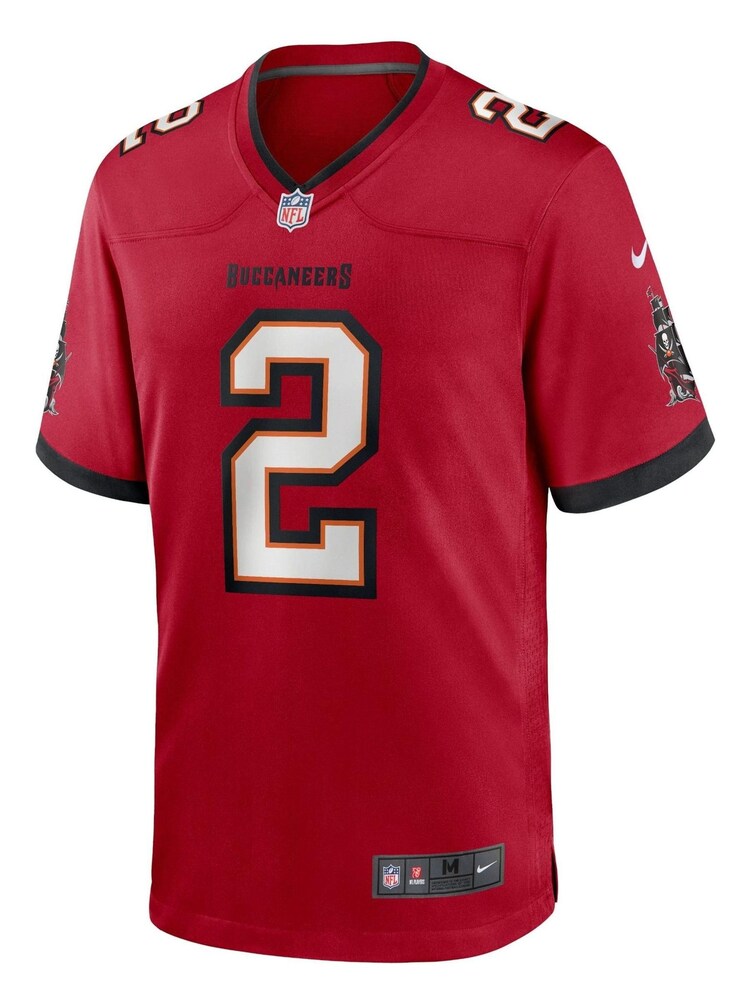 Nike Red NFL Tampa Bay Buccaneers Home Game Jersey - Kyle Trask - Mens - Image 2 of 3