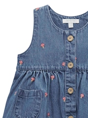 Purebaby Pink Toadstool Embroidered Top& Dress Set - Image 4 of 8