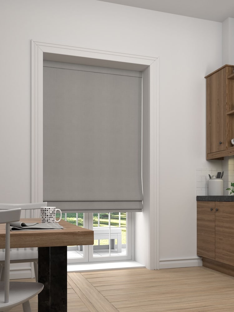 Natural Imogen Made To Measure Roman Blind - Image 1 of 6