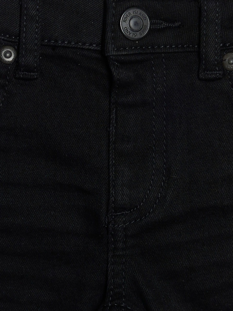 River Island Black Boys Skinny Jeans - Image 4 of 4 River Island Black Boys Skinny Jeans - Image 4 of 4