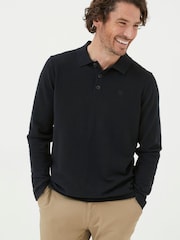 FatFace Black Braunton Polo Neck Jumper - Image 1 of 5