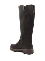 Dunkelbraun - Pavers Warm Lined Zip Back Long Boots - Bild 3 von 5