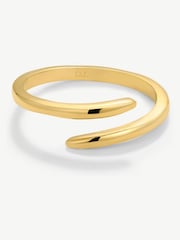 D.Louise Gold Classic Claw Ring - Image 4 of 5