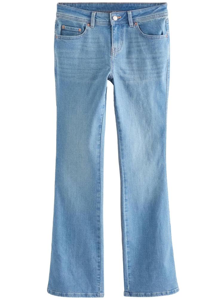 Jasnoniebieski - Stretch Flare Jeans - Image 6 of 7