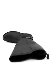 Schwarz - Pavers Warm Lined Zip Back Long Boots - Bild 5 von 5
