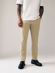 Stone Slim Fit Stretch Chinos Trousers - Image 1 of 9