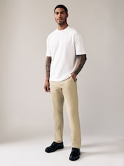 Stone Slim Fit Stretch Chinos Trousers - Image 3 of 9