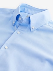 Joules Light Blue Slim Fit Oxford Shirt - Image 7 of 8