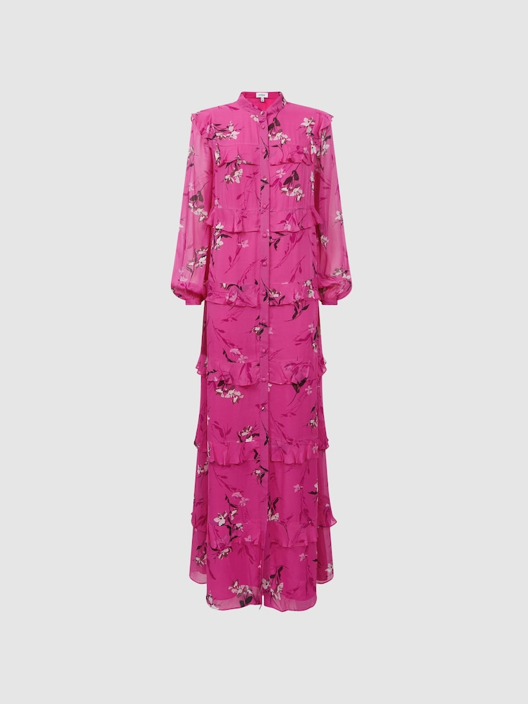 Florere Floral Tiered Maxi Dress - Image 2 of 5