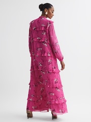 Florere Floral Tiered Maxi Dress - Image 4 of 5