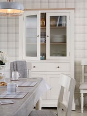 Laura Ashley White Dorset 4 Door 1 Drawer Storage Unit - Image 4 of 5